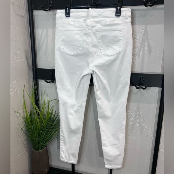 Talbots flawless five pocket jegging white denim size 10 - Picture 4 of 16